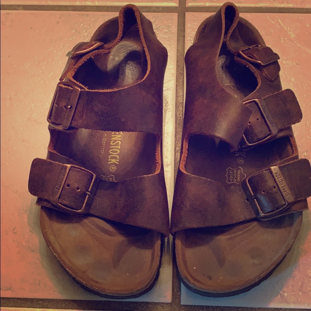 Brown Birkenstock.. just don’t wear them
